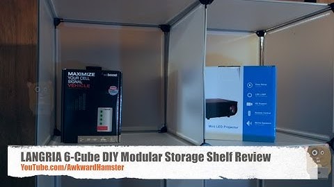 LANGRIA 6 Cube DIY Modular Storage Shelf Review