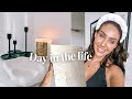 DAY IN THE LIFE | Decluttering &amp; Organising, DIY Plaster Art, Cook with Me + Shopping Haul