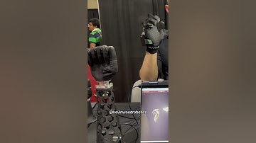 Glove Controlled Robotic Hand #icra2025 #humanoidrobot #robotics #robot