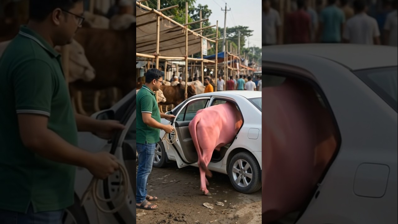 অনেক কষ্টে পিংক কালারের গরু পাইছি