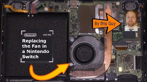 Replacing the Fan in a Nintendo Switch (and Thermal Paste Replacement)