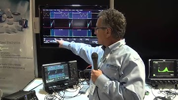 Steve Murphy of Teledyne LeCroy demonstrates power analysis for efficiency at APEC 2013