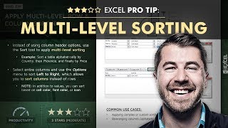 EXCEL PRO TIP: Multi-Level Row & Column Sorting