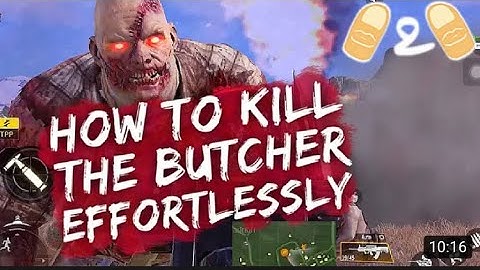 Fastest way to kill The Butcher | COD MOBILE