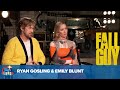 Ryan gosling  emily blunt talk about the joys of making the fall guy