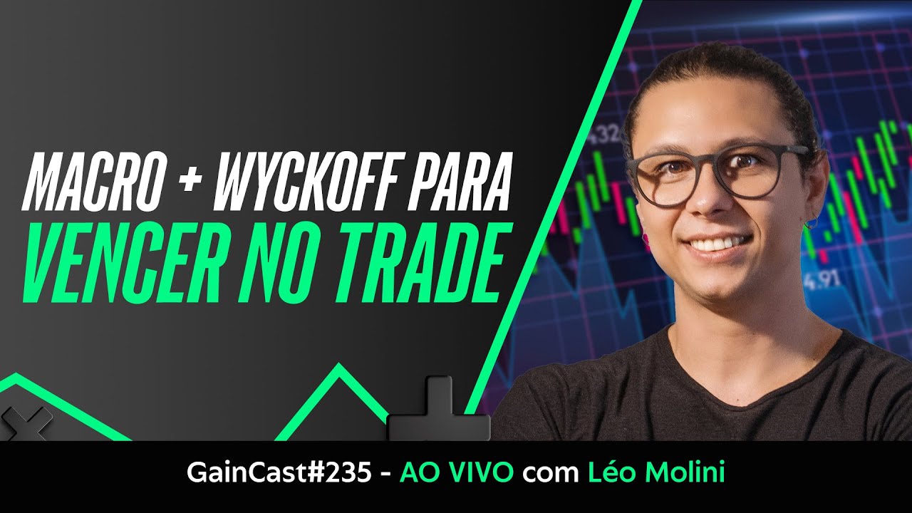 Ganhe dinheiro no day trade usando análise macro e Wyckoff - Léo Molini no GainCast#235