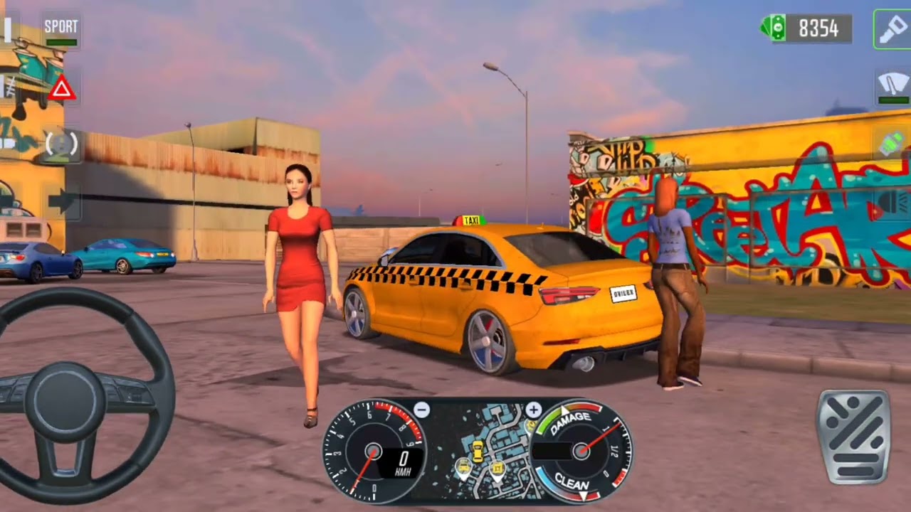 Taxi Life in New York City | Taxi Simulator EVO Realistic City Driving Gameplay