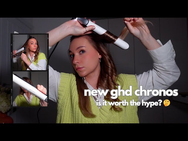 The NEW ghd Chronos Flat Iron Styler - Unboxing, Straightening & Curling -  Is It Worth The Hype?! 🤔 