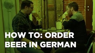 How to Order Beer in German