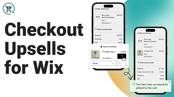 Boost Your Revenue with Wix Checkout Upsells | Try ReConvert Today!