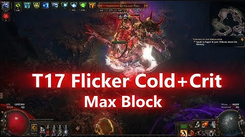 POE 3.27 Max Block Slayer Flicker Strike – T17 Mapping & Bossing on a Budget!