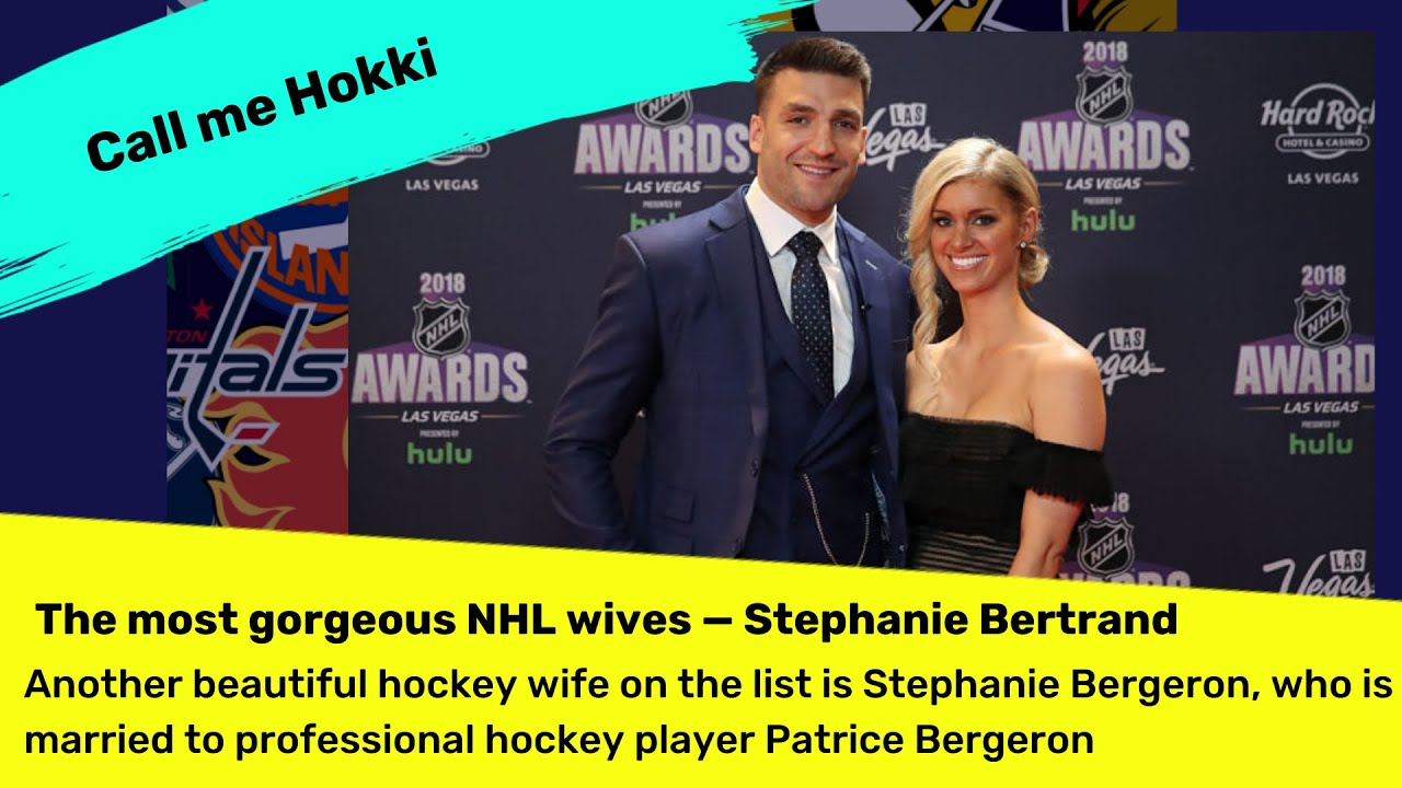 Patrice Bergeron's Lovely Wife Stephanie Bertrand (Canadian Ice