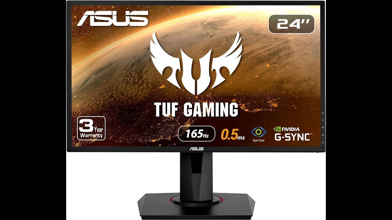 ASUS VG248QG 24 GSYNC Gaming Monitor 165Hz 1080p 0 5ms Eye If you want to buy link is in discription