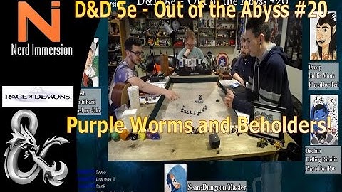 D&D 5e | Out of the Abyss #20! | Nerd Immersion