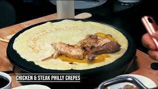 Chef Dorian Hunter | Chicken & Steak Philly Crepes by Chef Dorian Hunter 250 views 3 years ago 2 minutes, 40 seconds