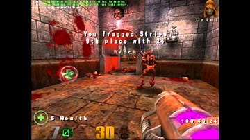 Quake III: Arena gameplay - Free For All - Q3DM6 - Nightmare!
