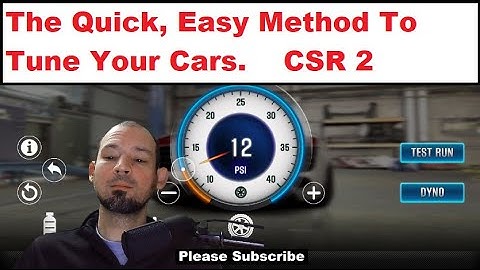 CSR2, Quick easy way to tune a car,  CSR2 how to tune playlist.