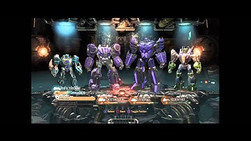 Transformers Fall of Cybertron Character Customization DEMO