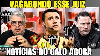 HEVERTON GUIMARÃES  SE REVOLTA COM JUÍZ !FALOU O QUE NINGUÉM TEVE CORAGEM !PÓS JOGO SPORT 1 X 0 GALO