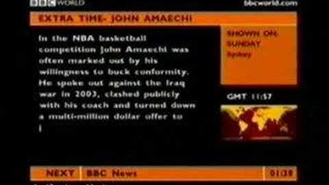 BBC World 2003 To 2005 - Over 6 Minutes!