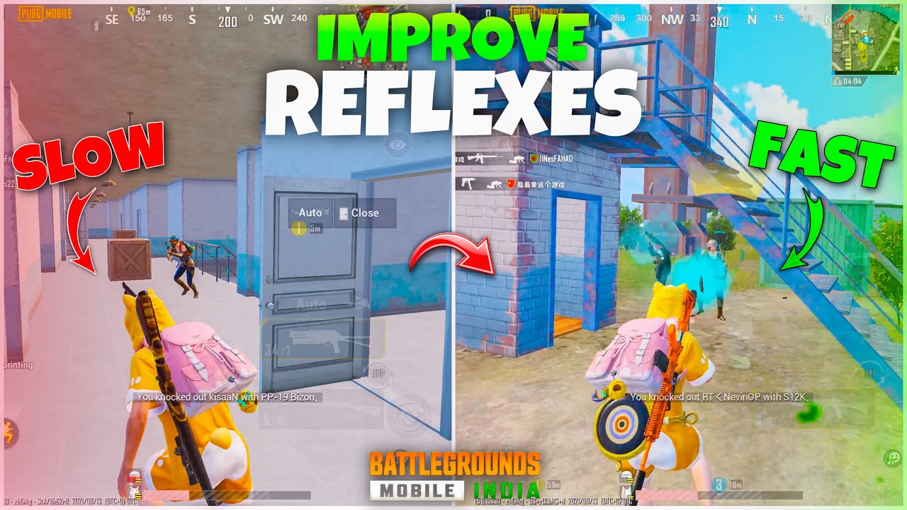 HOW TO IMPROVE REFLEXES AND REACTION TIME IN BGMI🔥PUBG MOBILE BEST TIPS AND TRICKS TO IMPROVE MEW2