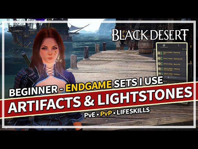 Beginner to Endgame Artifacts & Lightstones that I Use for PvE & PvP | Black Desert class=