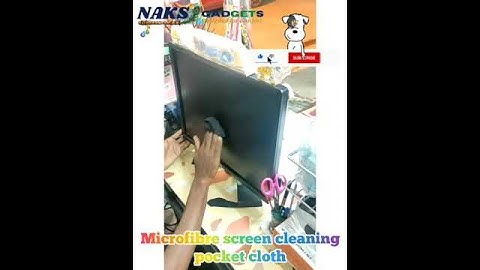 Microfibre screen cleaning cloth, for mobile, monitor, laptop screen, jewellery, makeup mirror etc