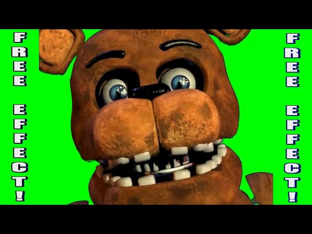 Five Nights at Freddy's 2 Foxy Jumpscare - 10 Min Loop (green screen) 