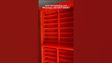 modular rubber panels,polyurethane sieve plate,mining ore filter urethane screen panel