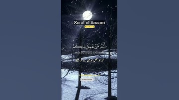 Surat ul Anaam | verse 54 | القران الكريم | Voice of Sheikh Idrees Muhammad Abkar #iammuslimانامسلم