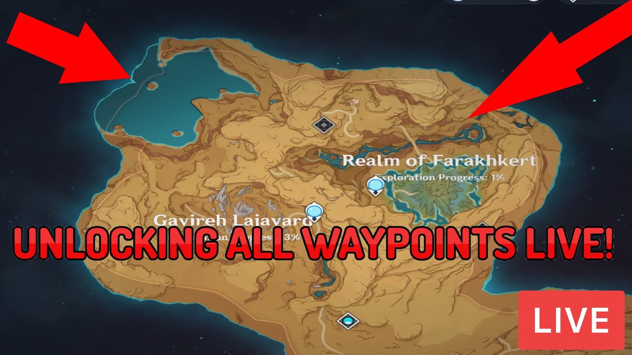 🔴 LIVE | unlocking ALL sumeru waypoints | Genshin Impact | Bedwars 🔴 ...
