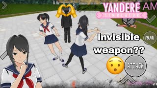 new weapon?? invisible??||yandere chan simulator 1.2
