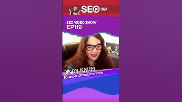 How to get on the first page of Google in 1 min with SEO expert  Cindy Krum #Shorts