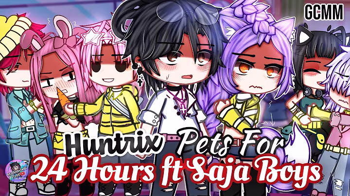 HUNTRIX Pets For 24 Hours ft. SAJA Boys | KPOP Demon Hunters | GLMM / GCMM | Gacha Club Mini Movie