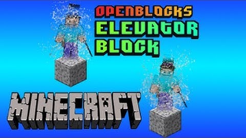 Redstone - Openblocks Mod Elevator In Vanilla Mincraft