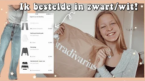 STRADIVARIUS SHOPLOG MET ZWART/WIT KLEURFILTER ✩ Lydia Elisabeth