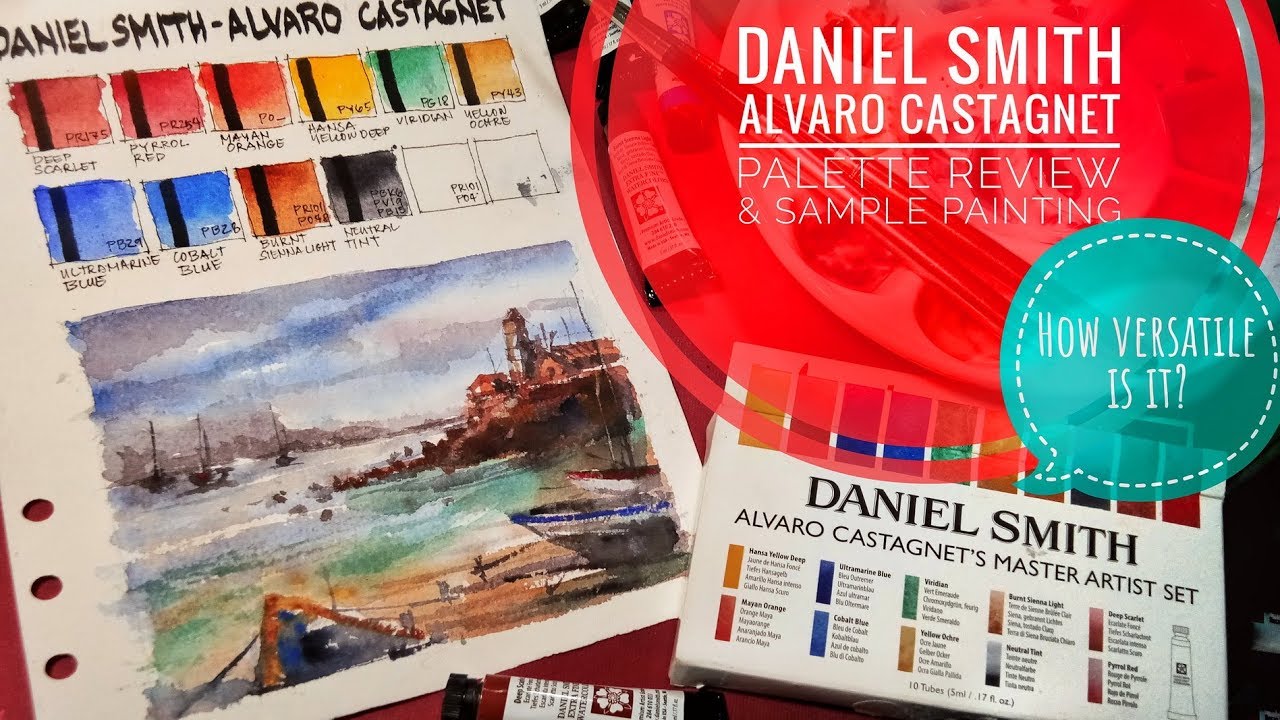 Alvaro Castagnet's Master Artist Set Daniel Smith Watercolor Paint Set - 10  Colours - WaterColourHoarder