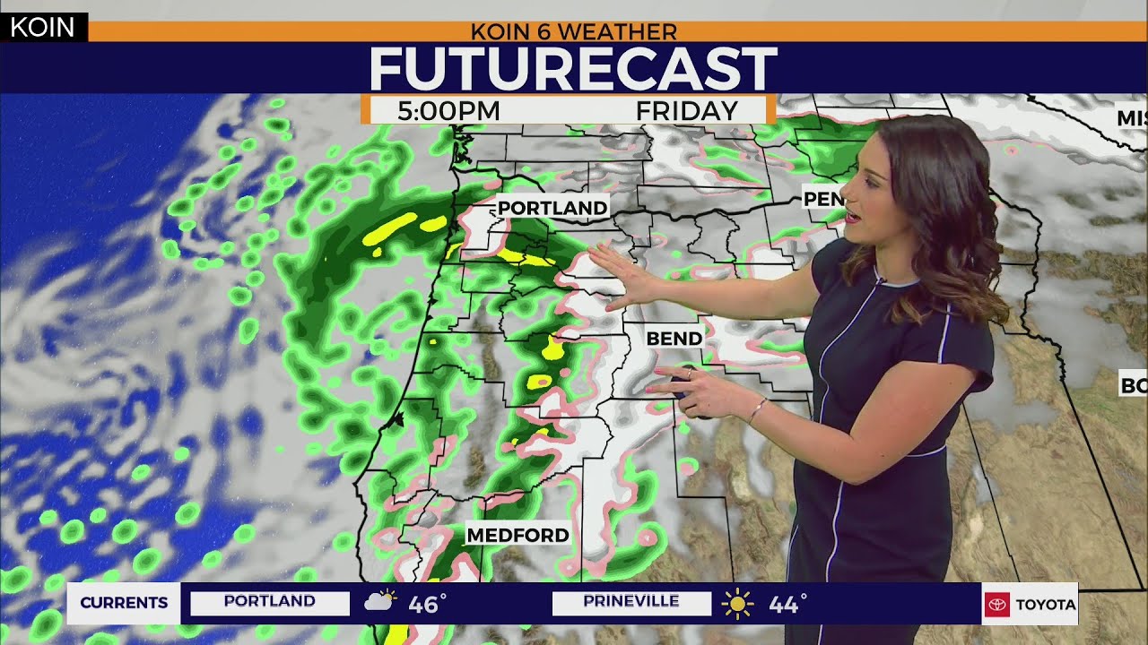 Weather forecast Wet and chilly changes heading for the PNW this