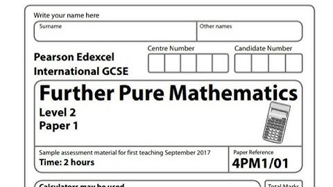 Differentiation Past Paper Question