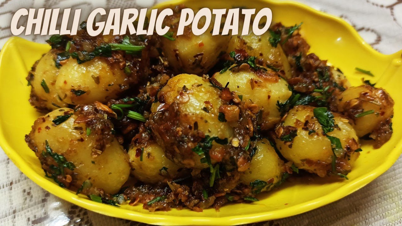 Chilli garlic potato | 10 मिनट में बनाईए आसान चटपटा पार्टी स्टार्टर|