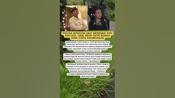 Diduga Setingan Saat Mendebat Dedi Mulyadi, Viral Detik Detik Rumah Aura Cinta Dirobohkan #shorts