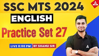 SSC MTS 2024 | SSC MTS English Classes by Shanu Rawat | SSC MTS English Practice Set 27