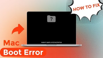 How To Fix Flashing Folder With Question Mark On Macbook - support.apple.com/mac/startup