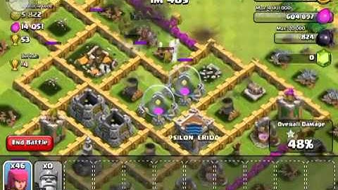 A test video for screen recorder(COC Gameplay)