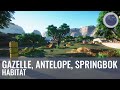 Gazelle, Antelope &amp; Springbok Habitat | Malu Zoo | Speed Build | Planet Zoo | Ep. 13