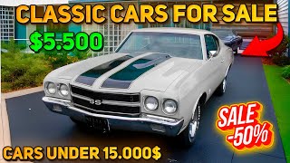 20 Great Classic Cars Under $15,000 Available on Craigslist Marketplace! Unique Cheap Cars!