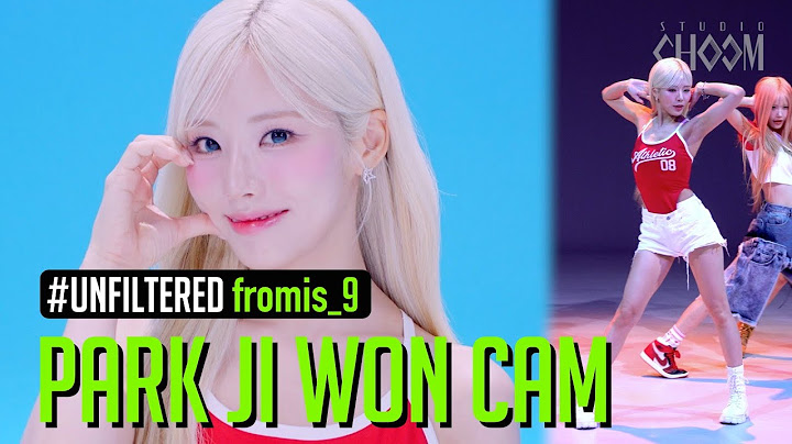[UNFILTERED CAM] fromis_9 PARK JIWON(박지원) 'Supersonic' 4K | STUDIO CHOOM ORIGINAL