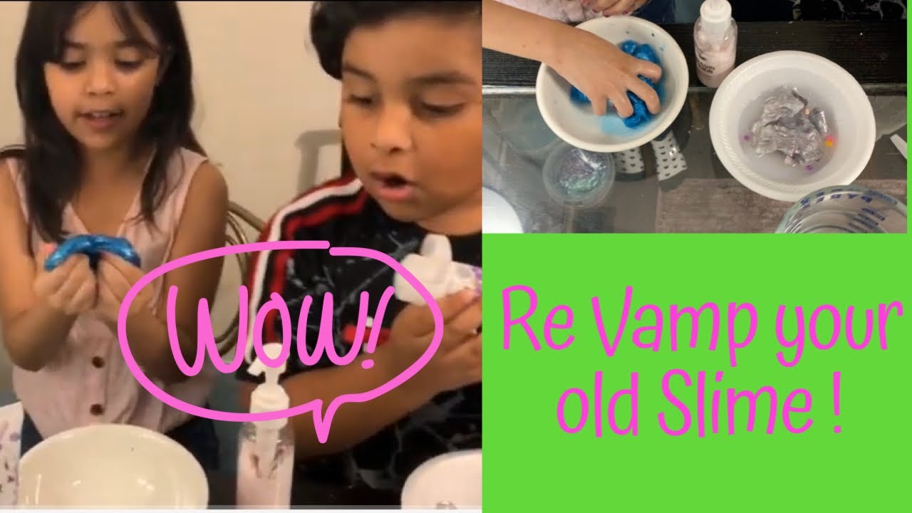 HOW TO FIX DRIED SLIME!! YouTube