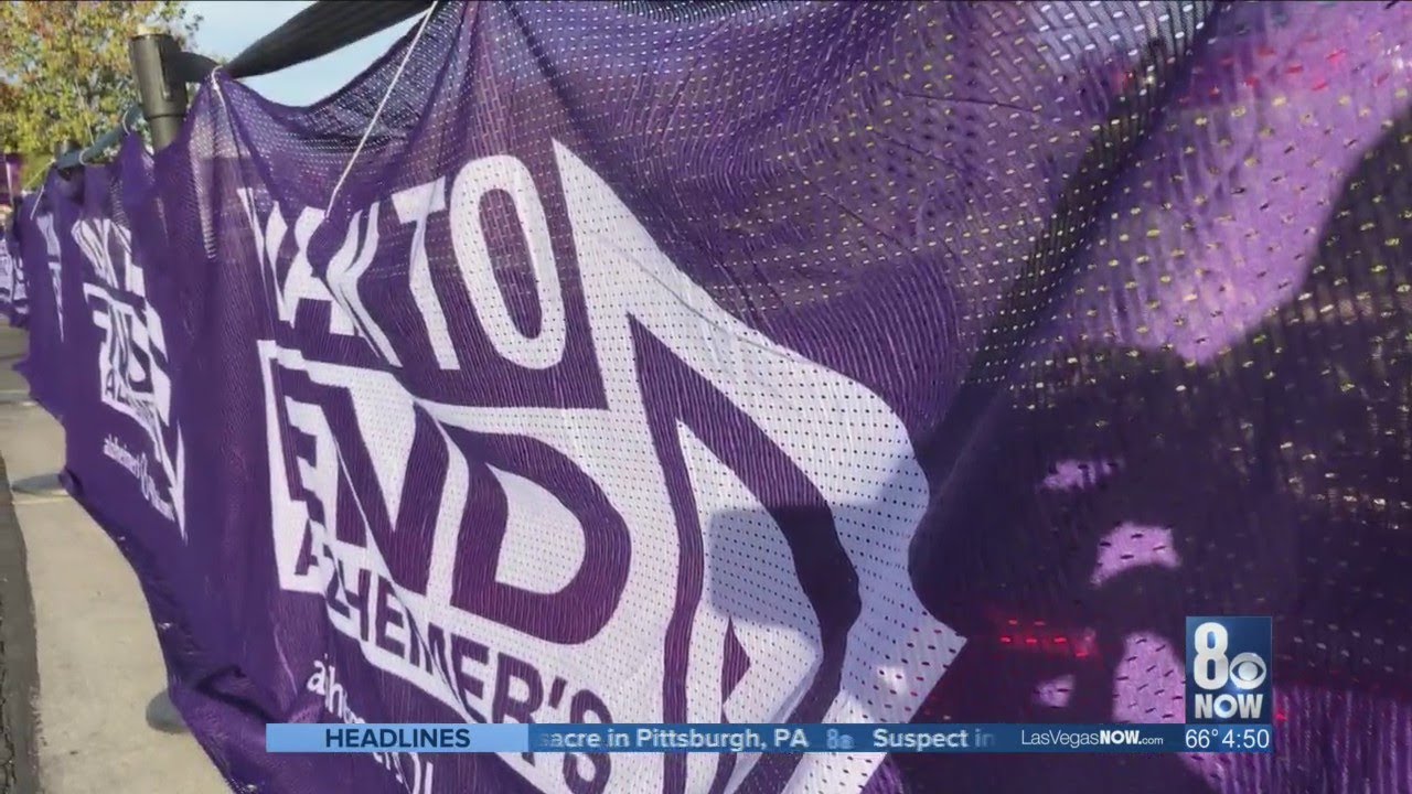 Walk to End Alzheimer's raising money and awareness for the brain disease.