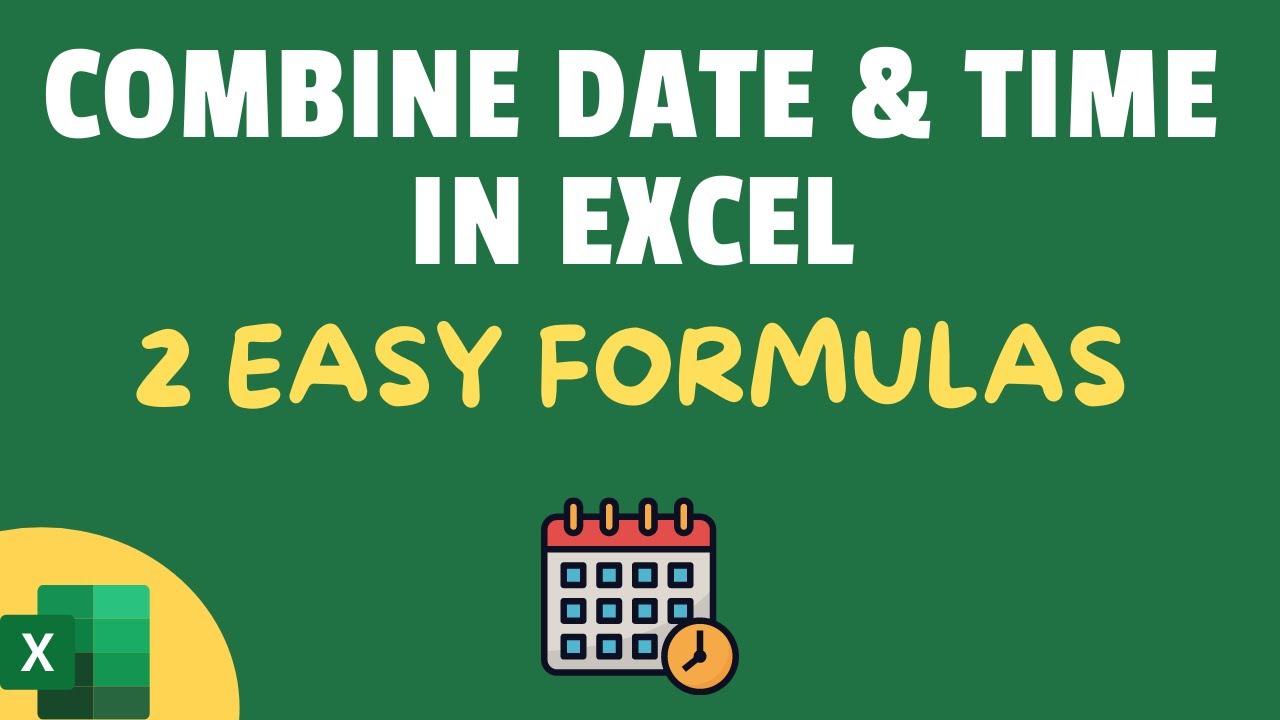 Combine Date and Text Formula | Combine Date and Time in One Cell | Concatenate Current Date & Text